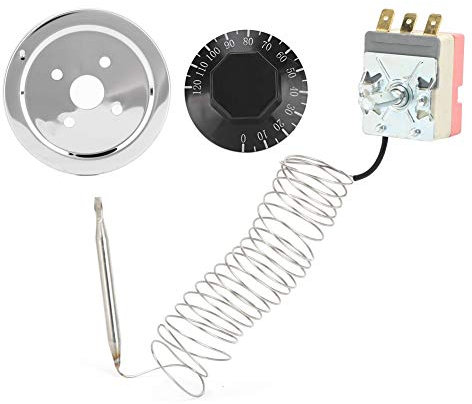 Interruttore del Termostato, Interruttore della Ventola del Radiatore del Termostato di Controllo della Temperatura 0-120°C Ricambi Auto Universali