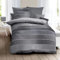 Kaeppel Mako-Satin Bettwäsche Timeless Zinn, 1 Bettbezug 155 x 220 cm + 1 Kissenbezug 80 x 80 cm