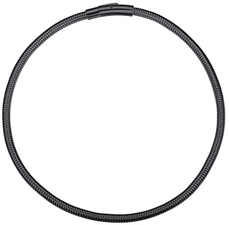 FindChic Halskette Damen Edelstahl Silber/Gold/Schwarz Charm Choker Minimalistisch Kette Stapelbar für Layerbare Schmuckstücke