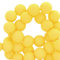 Sadingo Kunststoffperlen 6mm (Gelb 600 Stück) Plastikperlen zum Auffädeln, Perlen für Ketten und Armbänder selber Machen