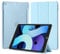 4UBonLife Custodia per iPad 9a/8a/7a Generazione 10,2 Pollici 2021/2020/2019, Smart Cover Protettiva Rigida Custodia Sottile e Leggero con Retro Traslucido per iPad 7/8/9,Azzurro