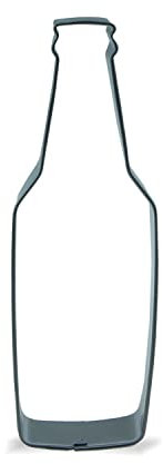 Keewah Ausstechform für Bierflaschen, 12,7 x 4,1 cm, Edelstahl