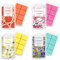 Scent-Hi Duftwachswürfel, Wachswürfel, 100% Sojawachs-Würfel, für Heimdekoration Wachserwärmer, 4 x 2,5 oz, Grapefruit, Kirschblüten, Wildhyazinthe, Plumeria Duftwachs