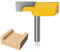 8mm T Nut Fräser für Oberfräse, Planfräser für Oberfräse Schaft, Schaft Bodenreinigung Reinigung Fräser Set, CNC Oberfräse Holzfräser, Oberfläche Schaftfräser für Holz, Holzbearbeitung
