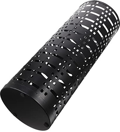 Cabilock Umbrella Storage Bucket Iron Art Umbrella Rack Round Metal Organizer for Walking Sticks Canes Home Accessories