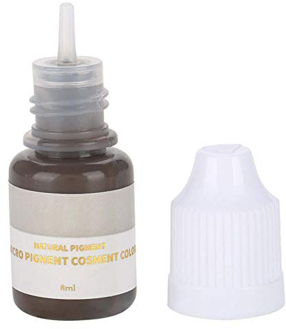 LANTRO JS Color De Tatuaje De Cejas, Tinta De Maquillaje De Tatuaje, Tinta De Pigmento Microblading Para Labios De Línea De Ojos De Cejas, Fácil De Teñir(black coffee (eyebrows))