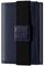 VULKIT Portefeuille Homme Minimaliste Cuir Porte Carte Bancaire Anti Piratage RFID Portefeuilles Trifold avec Porte Monnaie, Bleu