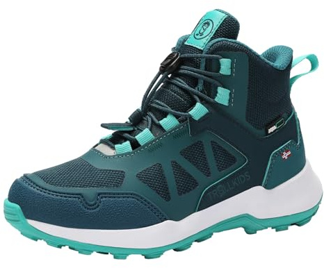 Trollkids Kids Oppland Hiker | Wasserdicht, Schnellschnürsystem, Robust, Reflektierende Details