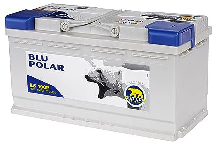 Baren Batteria Auto Flooded L5 100P 12V 100Ah 870A, Batteria = Fiamm L5 100P, Batteria per tutti i Veicoli, Made in Italy, Senza Manutenzione, Pronta all'uso, Batteria Alta Affidabilità
