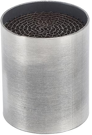 Aramox Motorrad Auspuff Katalysator, Edelstahl Vorne Mittlerer Auspuffschalldämpfer Katalysator Universal Motorrad Motorrad Katalysator Verbindungsrohr (42 * 50mm)