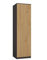 VBChome Kleiderschränk 50 x 50 x 180 cm Artisan - Antrazit 1 Tür 4 Fächer Grifflose Laminierte Platte ABS Garderobenschrank Dielenschrank Schlafzimmerschrank Flurschrank Wohnzimmerschrank