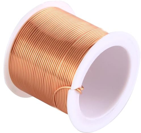 Alambre de cobre de 50 g, cable de cobre de 1 mm, imán de cobre lacado, alambre de bobinado de cobre esmaltado