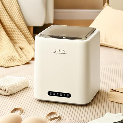 SAINUO Machine Laver, Mini Machine Laver, 7L, 29.5X34cm, Machine Laver Portable, Entièrement Automatique, Lavage Chauffant Haute température, Adaptée Camping, Voyage, Camping-Cars