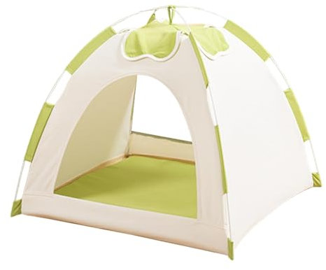 Casa de campaña para Gatos, Casa para Gatos | Tienda de campaña Plegable Interior cómoda para Gatitos - Cueva de Cama para Gatos Transpirable, Tienda de Juegos para Gatos, Cama de Tienda de desca