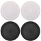 4 Piezas Cubierta Redonda Para Drenaje De Piso, Filtro De Drenaje, Filtro De Drenaje De Ducha, Filtro De Drenaje De Fregadero, Filtro De Drenaje De Silicona, Colador De Cabello Para Ducha Grande