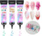 NAILGIL 3D Gel - Pink Blue Green Sculpting Gel Gel Nail Glue for Nail Art Design with Silicone Model, No Wipe Modeling Gel for Painting Drawing Carving Nails Gel Nail Tube Manicure Decoration