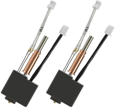 Hotend Kit for Cobra 3 Hotend with Without Heatsink, Hotend Replacement Mounting Print Head Extruder Accessories with Brass Nozzle 0.4 mm for Anycubic Kobra 3, Cobra 3 Combo 3D Printer Parts, Pack of