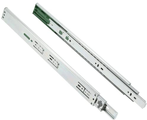 GTV Versalite Touch PRO Schubladenschienen Schubladenauszüge - 45 x 500 mm - Push-to-Open + Soft-Close Schienensystem - Teleskopschiene Kugelführung - Belastbar bis 30 Kg 1 Set: 2 Stück