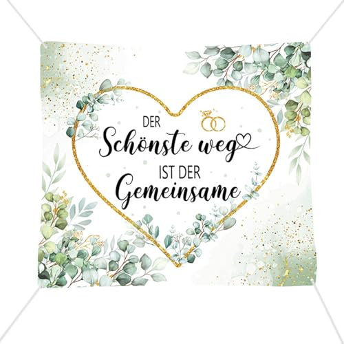 200x180cm Hochzeitsherz zum Ausschneiden, Grün Bettlaken Hochzeit Ausschneiden Hochzeitsdeko, Herz zum Ausschneide Hochzeit Bettlaken für Das Brautpaar Geschenk zur Hochzeit