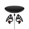 Zeroupshop Auriculares inalámbricos con luz LED, compatibles con Bluetooth, con funda de carga, diseño de fantasía para entretenimiento de audio (rosa)