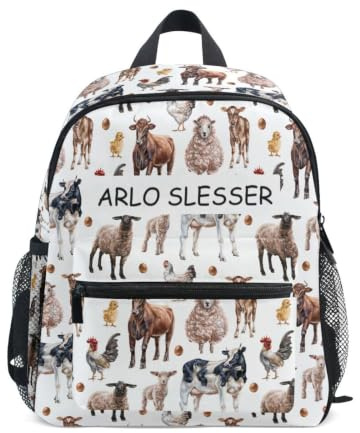 Mnsruu Kids Backpack - Nursery Backpack - Travel Bag for Boys and Girls