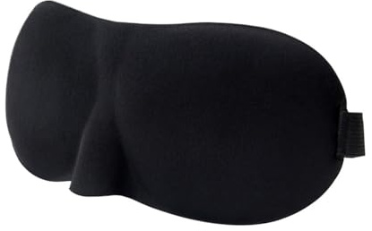 Augenmaske 3D-Schlafmaske, die leichten Schlaf blockiert, Augenmaske, Memory-Schaum, Augenschutz, weich gepolstert, Reise-Schlafhilfe(Type-A)