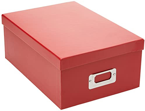 Pioneer Photo Albums B-1S/RD Aufbewahrungsbox für Fotos, Hellrot