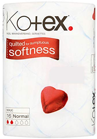 Kotex Maxi Normal Sanitary Towel Pads, 16 Pads