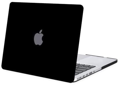 MOSISO Custodia Compatibile con MacBook PRO 13 Pollici Cover 2015 2014 2013 2012 A1502 A1425 Versione Precedente con Display Retina,Plastica Protettiva Rigida Case, Nero