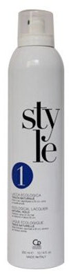 Style - Laque Écologique Naturelle en Spray - Spray Coiffant Professionnel Au Thé Vert, Donne du Volume Longue Durée aux Cheveux et Fixe les Ondulations - 300 ml