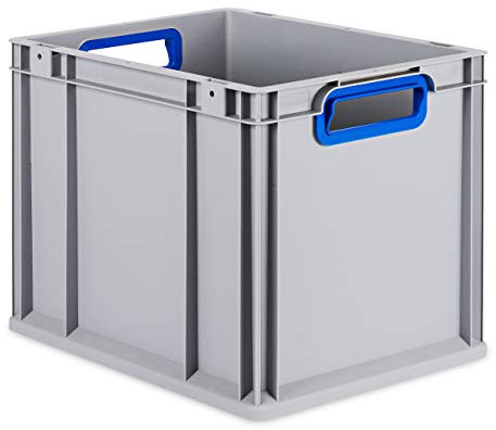 aidB Eurobox Color, Griffe offen, 400x300x320mm, 1 St, blau