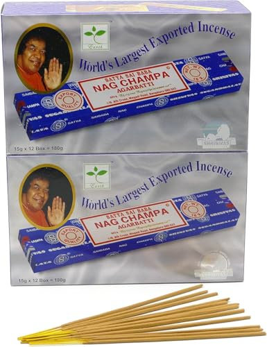 Satya Nagchampa – Varillas de incienso, 24 boites