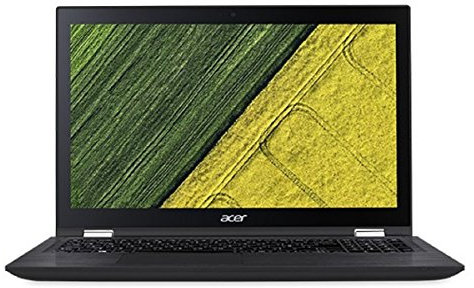 Acer Spin 3 (SP314-51-34CD) 35,6 cm (14 Zoll Full-HD IPS Multi-Touch) Convertible Notebook (Intel Core i3-7130U, 4GB RAM, 128GB SSD, Intel HD, Win 10 Home) grau