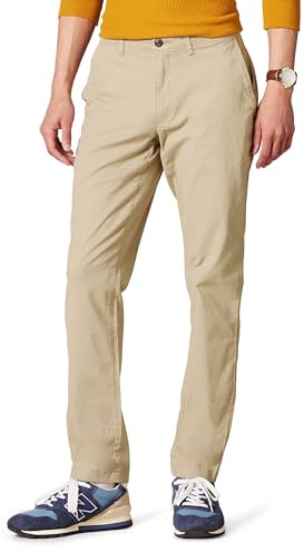 Amazon Essentials Pantalon Chino Décontracté et Extensible, Coupe Classique Homme