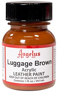 Angelus Leather Paint, Luggage Brown, 1oz jar (720-01-274)