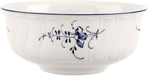 Villeroy & Boch Vieux Luxembourg Dessertschale 6 Stück Nr. 1023413880 und 4er Set EKM Living Edelstahl Strohhalme