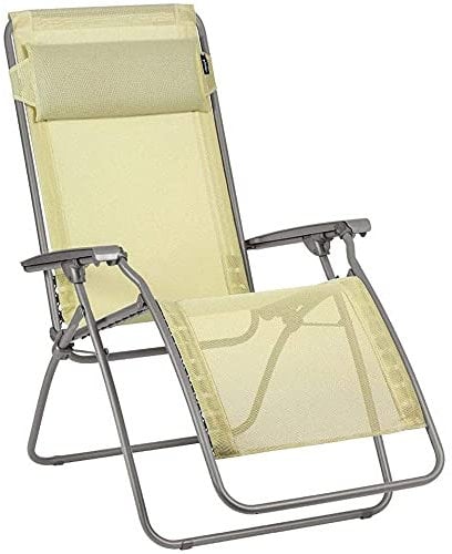 LAFUMA MOBILIER Relax-Liegestuhl, Klappbar und verstellbar, R Clip, Batyline, Farbe: Etamine, LFM4020-9267