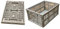 Pack of 2/3/4/5/6/7/8/10 Plastic Folding Storage Crate Box 32Lt Stackable (1 x Crate Only)