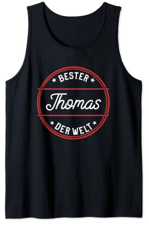 Herren Bester Thomas der Welt Thomas Tank Top