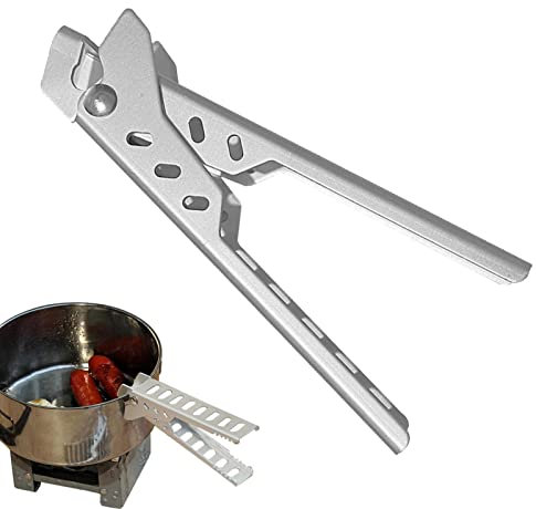 Camping Pot Clamp | Multifunctional Aluminum Alloy Pot Lifter - Clip Clamp for Outdoor Cooking Camping Picnic BBQ, Kitchen Accessories for Oven, Stove