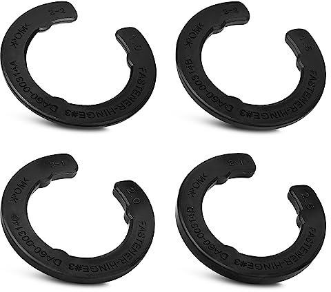 Alocs DA99-04158A Scharnierscheibe Kühlschranktür Höhenverstellungs-Kits, für Samsung 3282540, DA60-00314C, PS6448337 AP5668209 Kühlschranktürscheiben, Ersatzteile, 4 Stück unterschiedlicher Dicke