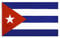 Stormflag Bandera Cuba 3x5ft/ 90x150cm poliéster 90g, 2 ojales de metal costura doble con ojal