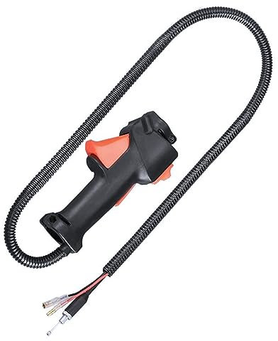 135 cm Länge Rasentrimmer Trimmer Freischneider Griff Schalter Gasauslöser Kabel 26 mm Schlauch (Normal)