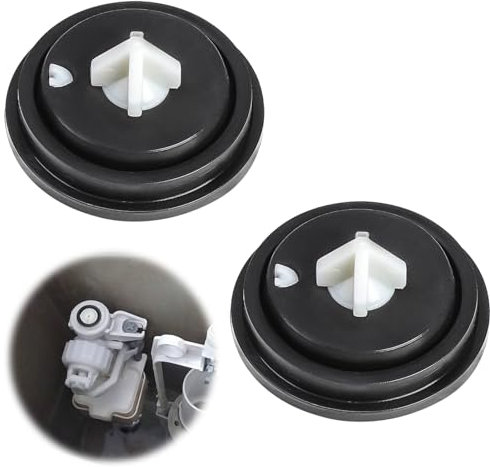 Lot de 2 Rondelles de Diaphragme de Soupape, Membranes pour Robinet Flotteur, Réparation Facile de la Chasse d'Eau,Valves à Flotteur, Matériau Caoutchouc de Qualité (2PCS)