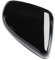 Yolispa Carcasa negra para espejo retrovisor izquierdo y derecho para Golf 6 2009-2012