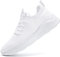 DLWKIPV Men's Trainers Lightweight Breathable Slip-On Sneakers with Anti-Slip Sole and Cushioned Casual Outdoor Sports Fashion Jogging Shoes for Running Walking Tennis Shoes White UK Size 10