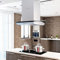 ShGaxin Hotte à île 90 cm en acier inoxydable 756 m³/h LED, maison et jardin, cuisine et salle à manger, appareils ménagers, hottes de cuisine(SPU:50665)