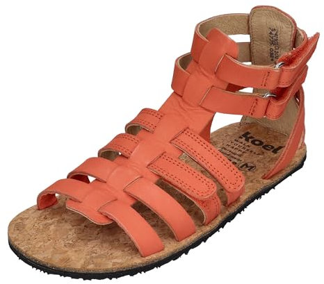 KOEL Barefoot - Teenager Sandalen - AURA LEATHER - coral, Größe:36 EU