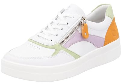 Remonte Damen D0J01 Sneaker Low, weiß 86, 43 EU