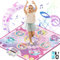Unicorn Dance Mat Toys for Girls, Music Play Dance Pad with Bluetooth, Rechargeable Battery and 6 Game Modes, Musical Dancing Game Mat Christmas Birthday Gifts for 3 4 5 6 7 8 9 10 Year Old Girls Boys